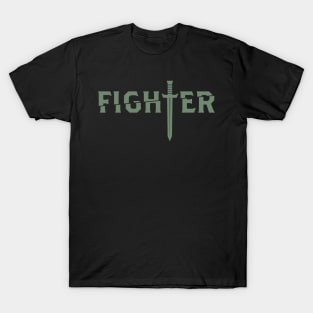 The DnD Classes: Fighter T-Shirt